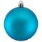 60ct Matte Turquoise Blue Shatterproof Ball Ornaments